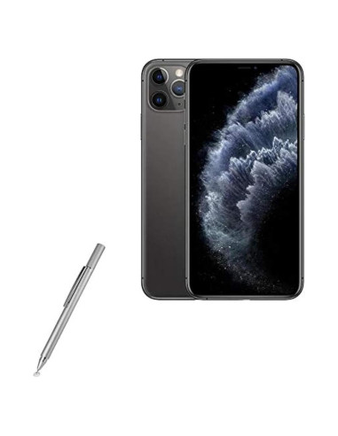 Bolígrafo Stylus BoxWave FineTouch para iPhone 11 Pro Max - Plata