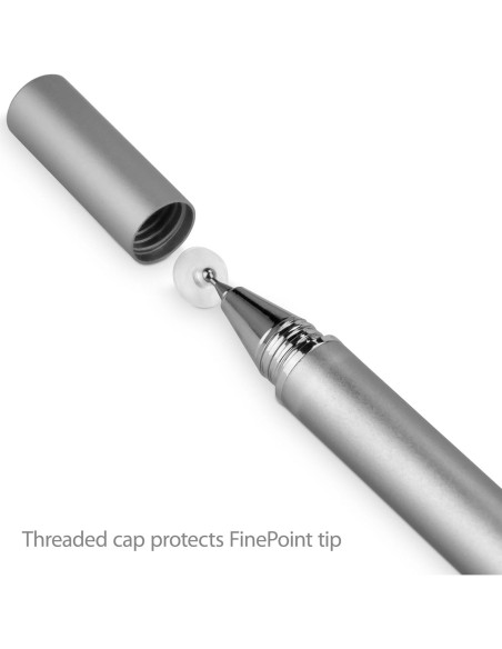 Bolígrafo Stylus BoxWave FineTouch para iPhone 11 Pro Max - Plata