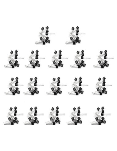 Kit de Transistores NPN PNP 170 Piezas 17 Valores DaFuRui