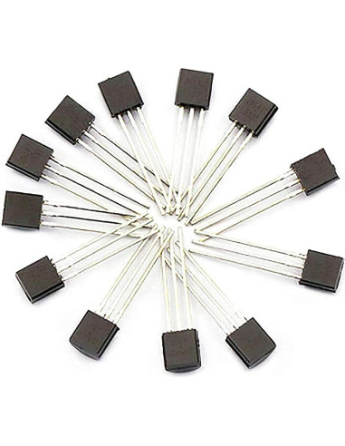 Kit de Transistores NPN PNP 170 Piezas 17 Valores DaFuRui