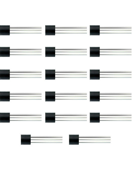 Kit de Transistores NPN PNP 170 Piezas 17 Valores DaFuRui