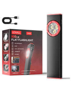 Linterna EDC Lexall 800 Lúmenes Recargable LED Magnética