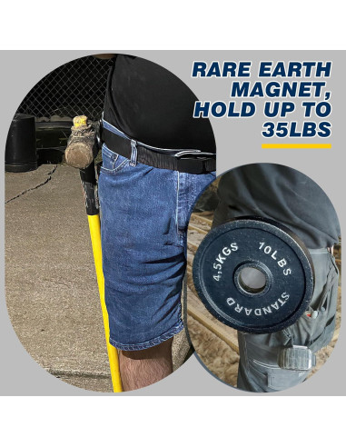 Soporte Magnético para Herramientas DINGDOON 9.07kg Clip Metal