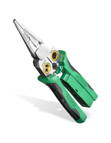 Alicates de Pelar Cables 8 en 1 Krilves con Probador de Voltaje