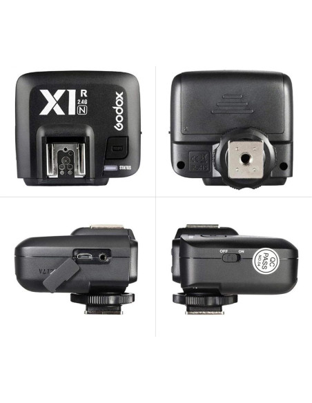 Receptor Inalámbrico Godox X1R-N para Flash Nikon TTL