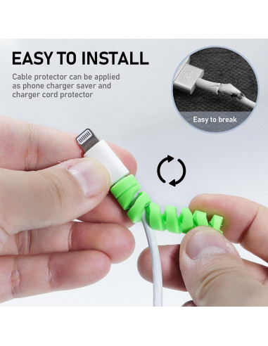 Protector de Cargador de Silicona 4-Pack Sio & Tan USB-C 18W/20W