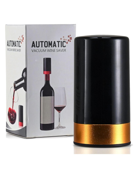 Tapón y Bomba de Vino Eléctrico Berkware con Pantalla LED