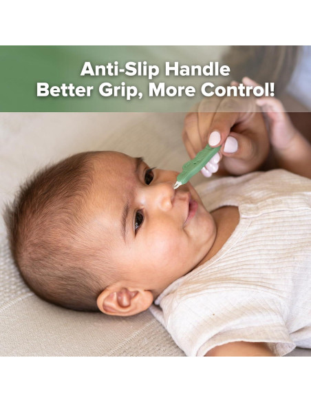 Aspirador Nasal de Silicona Haakaa y Limpiador BabyCroc