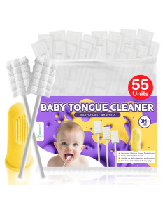 Limpiador de Lengua para Bebés Trueocity - 55 Unidades