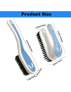 Juego de Cepillos de Limpieza Ganganmax 2 Piezas Azul 2