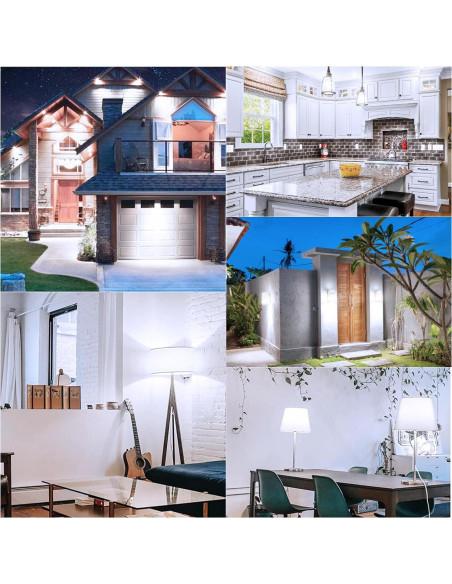 Bombillas LED HUIERLAI 27W con Sensor de Movimiento 3375LM