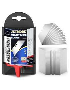 Hojas de Cuchillo Utilitario Jetmore 100 Piezas Acero SK5