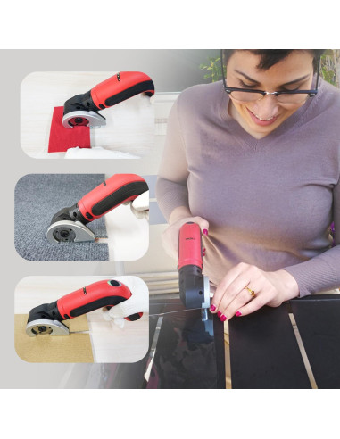 Cortadora Eléctrica de Cartón S&F STEAD & FAST 4V Inalámbrica