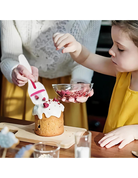 Dispensador de Masa para Cupcakes Genérico - Paquete de 2 Rosa