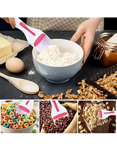 Dispensador de Masa para Cupcakes Genérico - Paquete de 2 Rosa