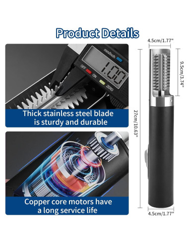 Escalador de Pescado Eléctrico JUSTHERE EFS-0623 Inoxidable