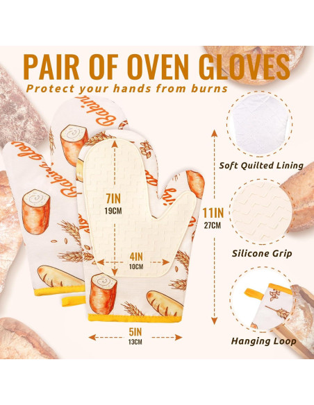 Juego de Bolsas de Pan LOKOZ de Cera de Abeja 43x33 cm