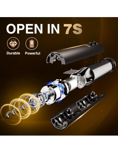 Abridor de Vino Eléctrico Elktry con Cortador y Vertedor