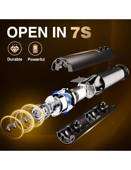 Abridor de Vino Eléctrico Elktry con Cortador y Vertedor