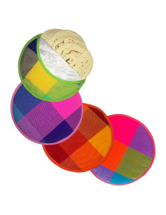 Calentador de Tortillas Armengol Grande Aislado 4 Piezas Púrpura