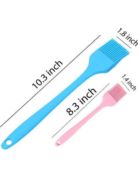 Juego de Brochas de Silicona Yoki Peony - Horneado y Basting