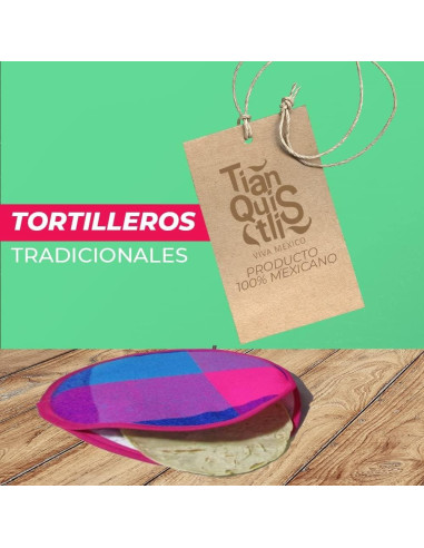 Calentador de Tortillas Armengol Grande Aislado 4 Piezas Púrpura