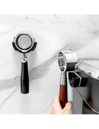 Soporte de Pared para Portafiltro de Café Kichvoe Silicona 54/58mm