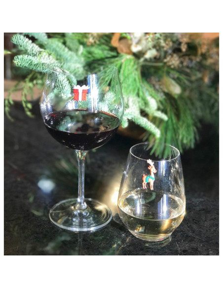 Set de 6 Marcadores Magnéticos Simply Charmed para Copas de Vino