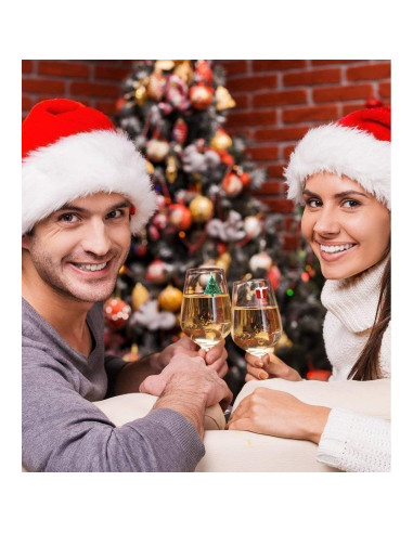 Set de 6 Marcadores Magnéticos Simply Charmed para Copas de Vino