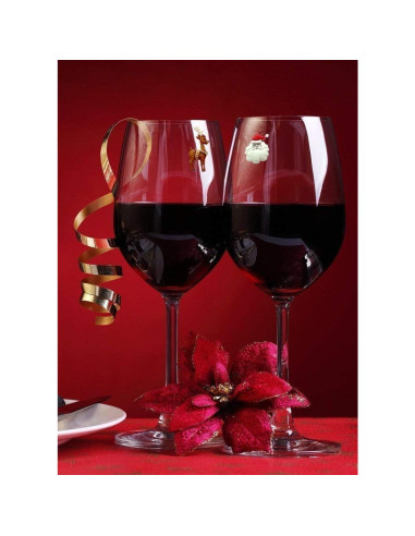 Set de 6 Marcadores Magnéticos Simply Charmed para Copas de Vino