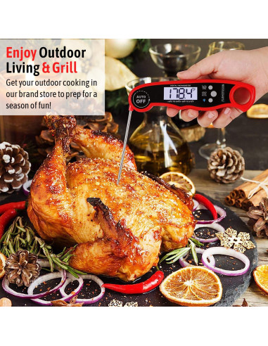 Termómetro Digital FlameFusion FF-101 A Prueba de Agua