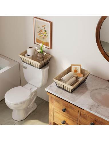 Cestas de Almacenamiento Estilo Granja CICUFY - 4 Unidades