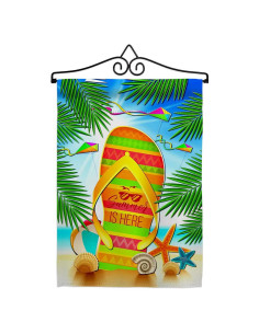 Conjunto de Bandera de Jardín Breeze Decor 33x47 cm Doble Cara