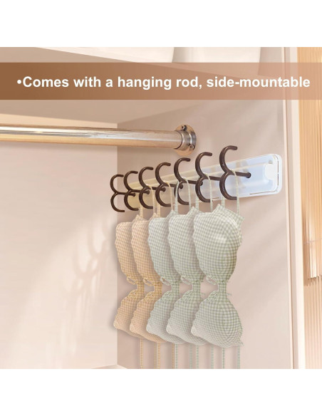 2 Perchas Ahorra Espacio Genérico con 14 Ganchos Antideslizantes