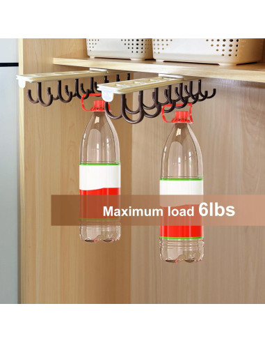 2 Perchas Ahorra Espacio Genérico con 14 Ganchos Antideslizantes