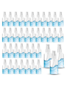 100 Botellas de Spray Reutilizables AODESTINY 30ml Plástico