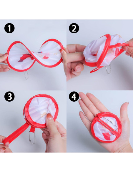 Paquete de 4 Abanicos Plegables SUJJY Mughal Blooms 19.81 cm