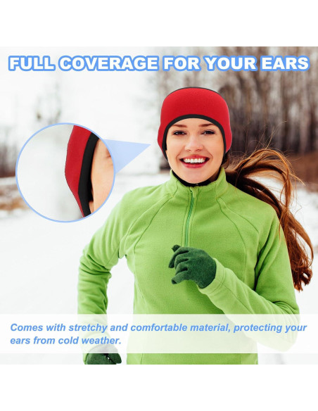 Banda Calentadora de Oídos PATIKIL Forro Polar Talla Única