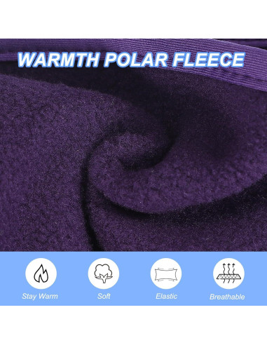 Banda Calentadora de Oídos PATIKIL Forro Polar Talla Única