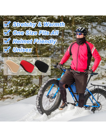 Banda Calentadora de Oídos PATIKIL Forro Polar Talla Única