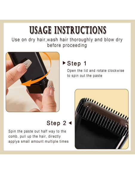 Tinte para Cabello Vienflona Stick 2 en 1 Café - Retoque Canas