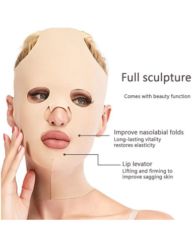 Correa de Adelgazamiento Facial KMYI - Cinturón V para Papada