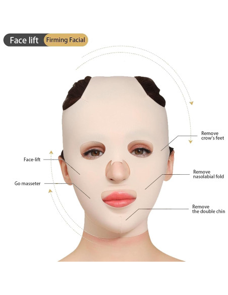 Correa de Adelgazamiento Facial KMYI - Cinturón V para Papada
