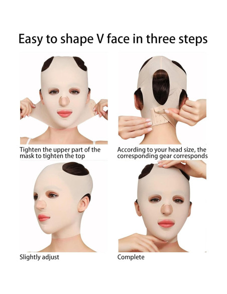 Correa de Adelgazamiento Facial KMYI - Cinturón V para Papada