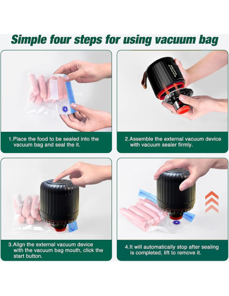 Sellador al vacío eléctrico ZenTong Infi 4 en 1 para frascos Sellador al vacío eléctrico ZenTong Infi 4 en 1 para frascos
