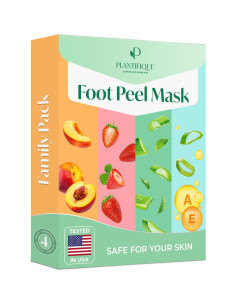 Mascarilla Exfoliante para Pies Plantifique 4 Paquetes Hombres y Mujeres 2