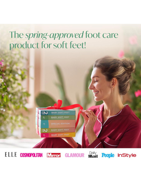 Mascarilla Exfoliante para Pies Plantifique 4 Paquetes Hombres y Mujeres