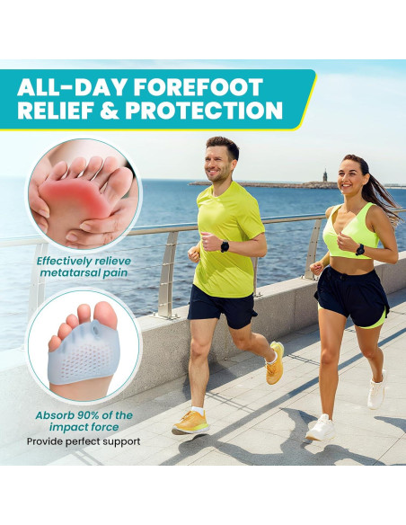 Separadores de Dedos y Almohadillas Metatarsales TASZOOS - 4 PCS