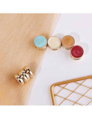 6 Pines Magnéticos para Hijab Sin Agujas - Fuerte y Seguro