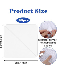 60 Soportes de Cuello Reutilizables Quilax para Camisas de Hombre 2